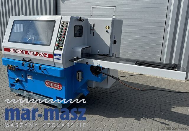 Dört taraflı planya makinesi 240 mm GUBISCH NMP 220/4