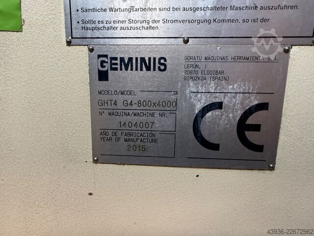 CNC torna tezgahı C ekseni GEMINIS GHT-4 Geminis GHT-4