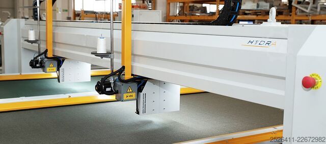 Máquina de costura matelassê CNC HYDRA-2 cabeças Elektroteks 