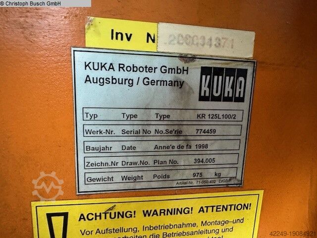 Industriële robot KUKA KR 125 l