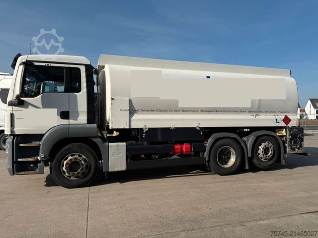 Camión cisterna MAN TGS26.360 * OBEN & UNTEN * 3 KAMMER * ALUFELGEN*