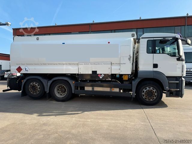 Camión cisterna MAN TGS26.360 * OBEN & UNTEN * 3 KAMMER * ALUFELGEN*