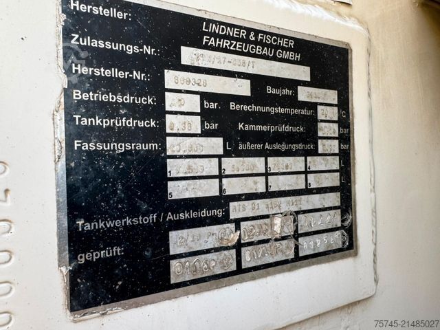 Camión cisterna MAN TGS26.360 * OBEN & UNTEN * 3 KAMMER * ALUFELGEN*