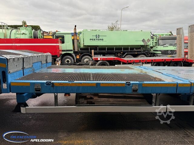 Semi-dieplader MAX Trailer F-S43-1A1Y Liftbaar dek, Uitschuifbaar, Laadram...