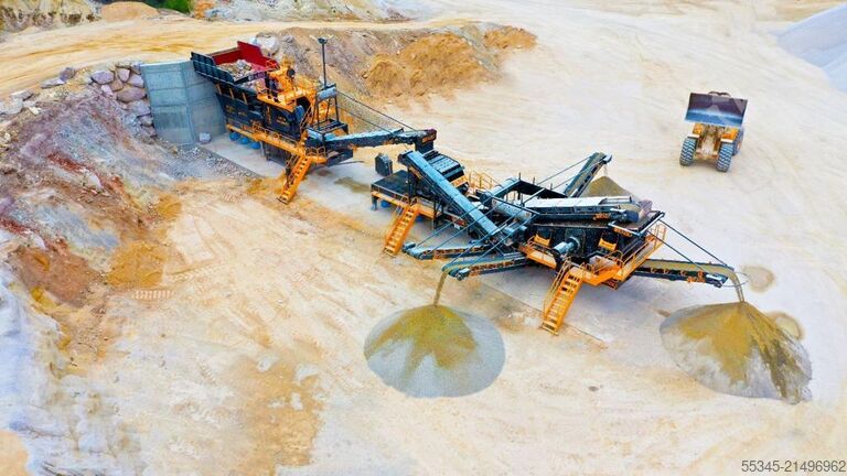 Drticí zařízení/mobilní drticí zařízení FABO Mobile Crushing Plant Mobile Jaw Crusher MCK-110