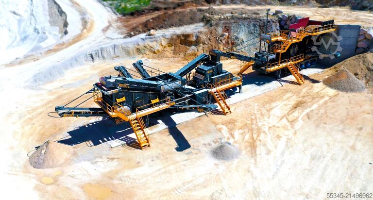 Drticí zařízení/mobilní drticí zařízení FABO Mobile Crushing Plant Mobile Jaw Crusher MCK-110