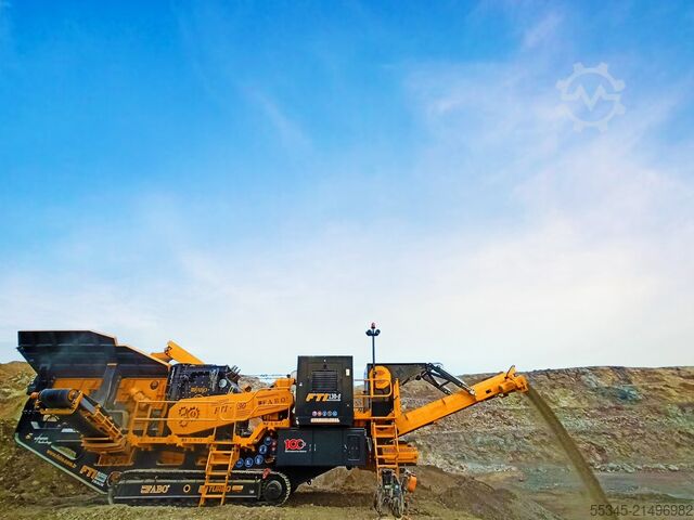 Drticí zařízení/mobilní drticí zařízení FABO Mobile Crushing Plant Mobile Impact Crusher FTI-130