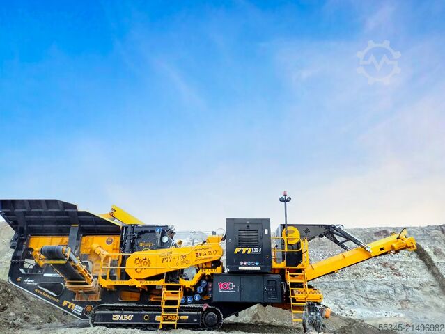 Drticí zařízení/mobilní drticí zařízení FABO Mobile Crushing Plant Mobile Impact Crusher FTI-130