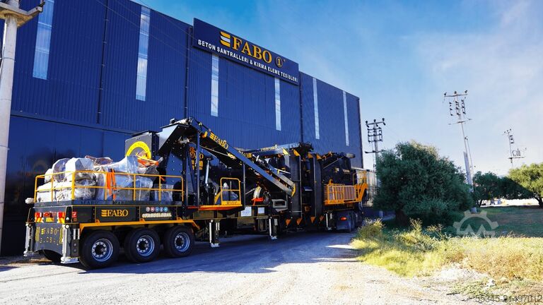 Equipo de trituración/planta de trituración móvil FABO Mobile Crushing Plant Mobile Impact Crusher MDMK-03