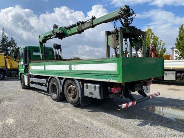 Kamyon üzerine monteli vinç MAN TG-S 26.320 6x2-2 BL Pritsche Kran Hiab XS166 DS
