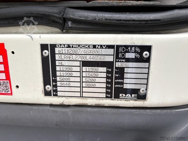 Kühl-/Tiefkühltransport DAF LF220FA + Thermo king + euro 6 + manual