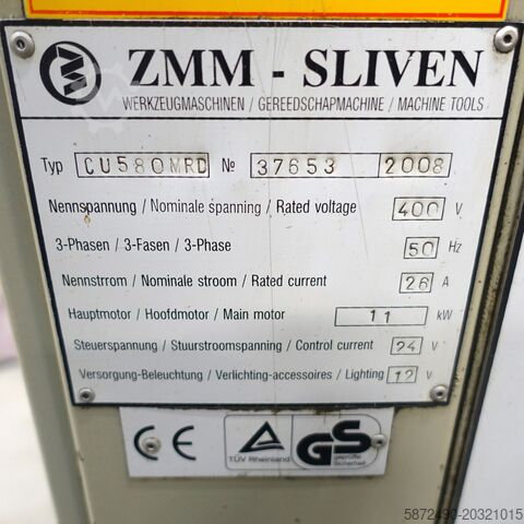 Centersvarv ZMM CU580M RD