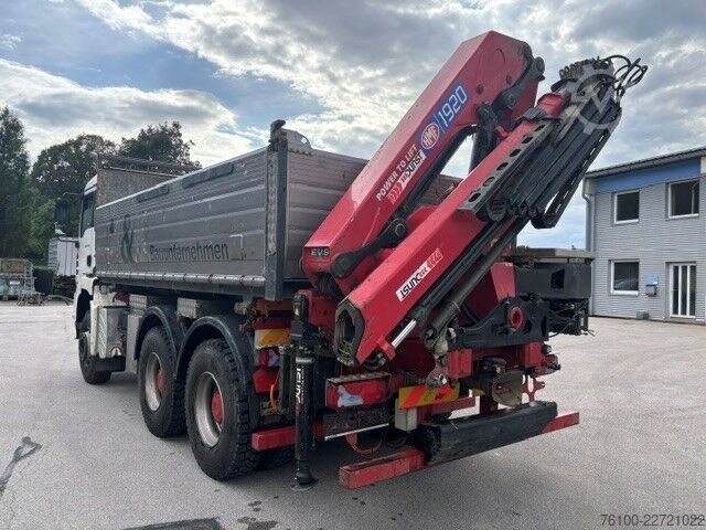Autocamion basculant tridirecțional MAN TGA 26.350 3-Seitenkipper+Kran