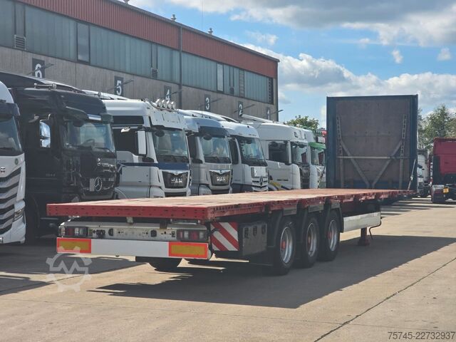 Auflieger mit Arbeitsbühne KRONE SD * PLATEAU * BPW * STAHLMATTEN