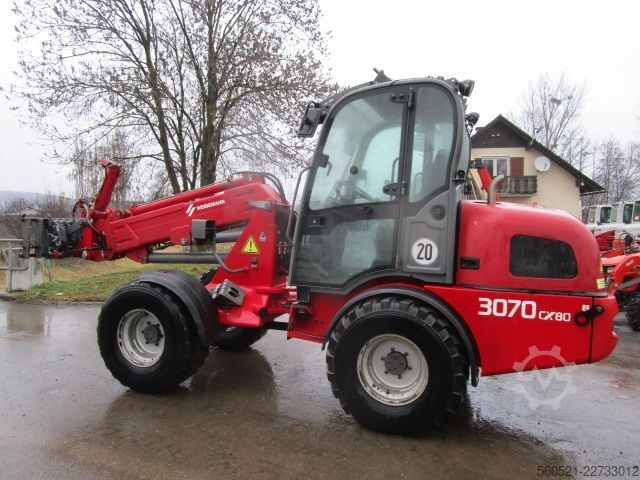 Hoflader Weidemann 3070 CX80 - NEUE Schaufel + neue Palettengabel