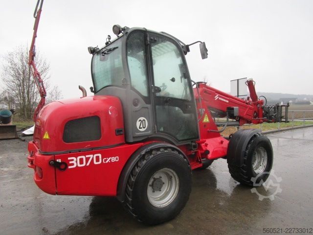 Hoflader Weidemann 3070 CX80 - NEUE Schaufel + neue Palettengabel