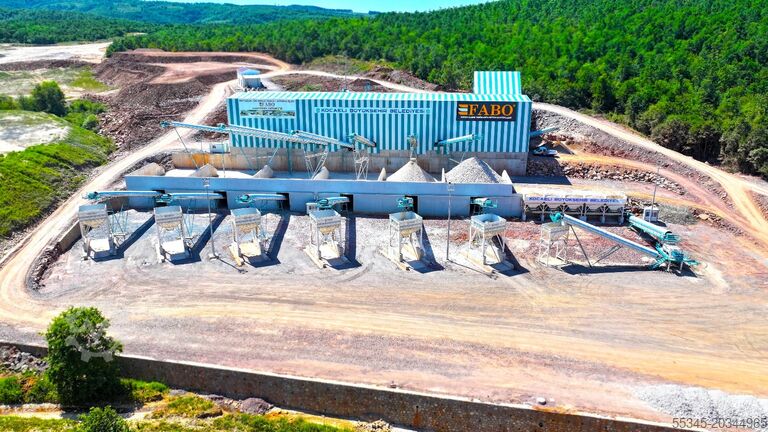 Equipamento de trituração FABO crusher 400 TPH stone crusher