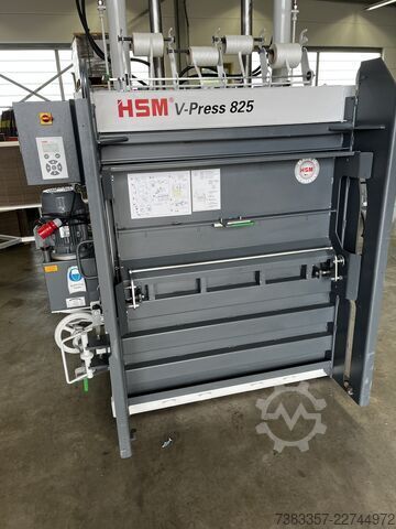 Balenpers voor karton en folie HSM V-Press 825 plus pro