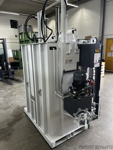Balenpers voor karton en folie HSM V-Press 825 plus pro