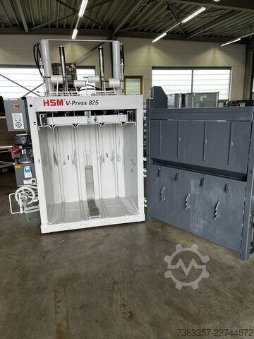 Balenpers voor karton en folie HSM V-Press 825 plus pro