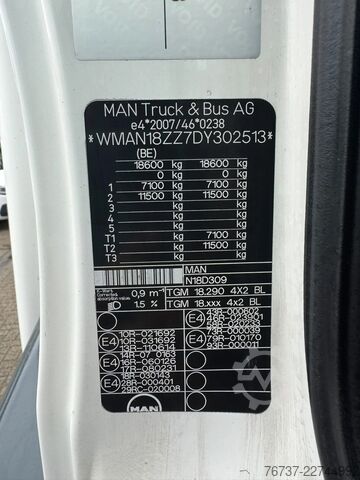 Gekoeld/bevroren transport MAN TGM 18.290 **BELGIAN TRUCK-EURO 5**