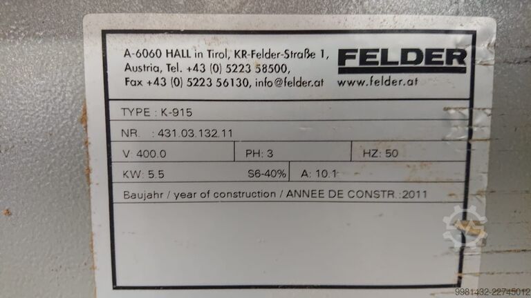 Formaatzaagmachine FELDER K-915
