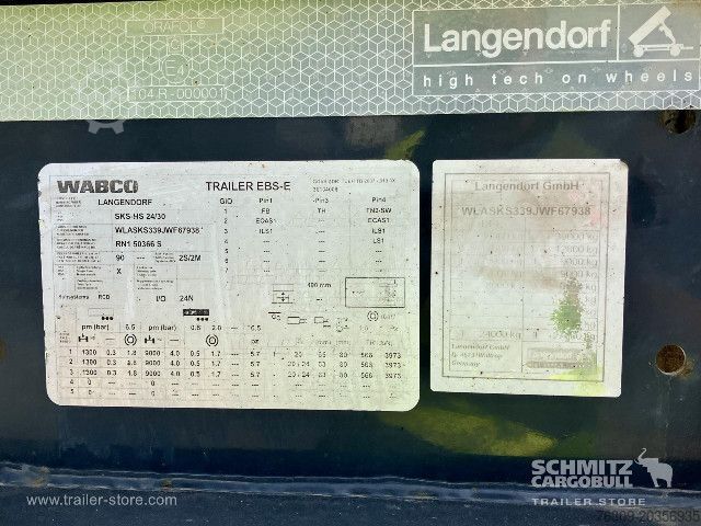 Tippsemitrailer Langendorf Kipper Stahlrundmulde 24m³