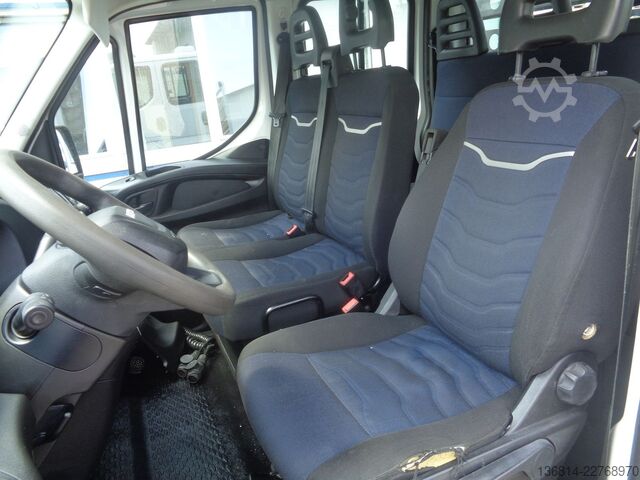 Kiepwagen bestelauto IVECO Daily Doka 35S14 Doka Kipper Klima AHK 7-Sitzer
