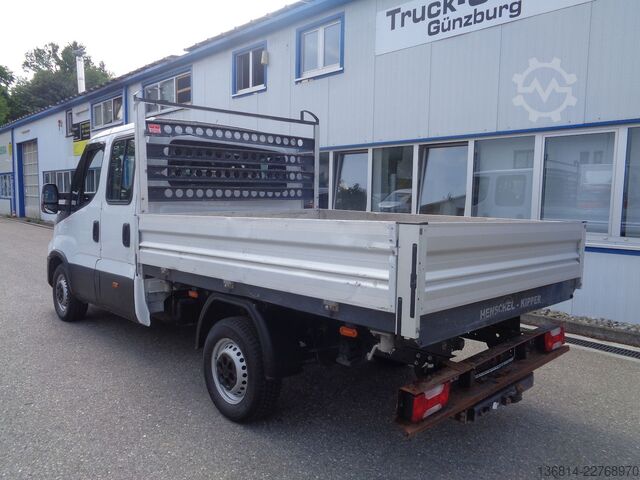 Kiepwagen bestelauto IVECO Daily Doka 35S14 Doka Kipper Klima AHK 7-Sitzer
