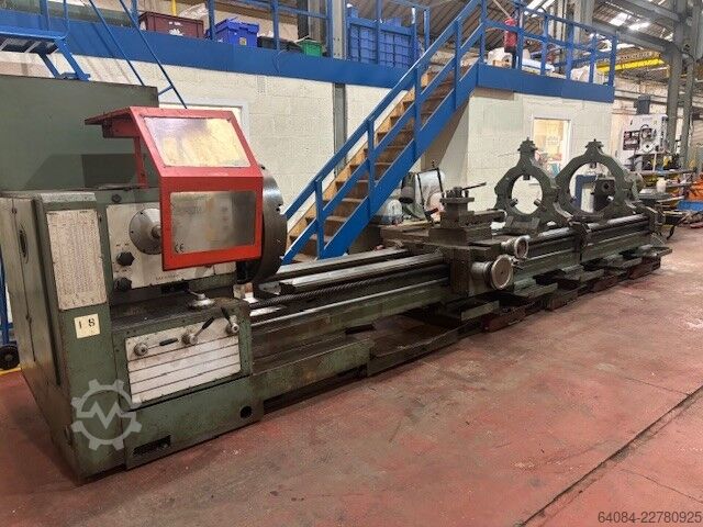 Drejebænk (centerdrejebænk) Poreba TPK 80 x 5000mm
