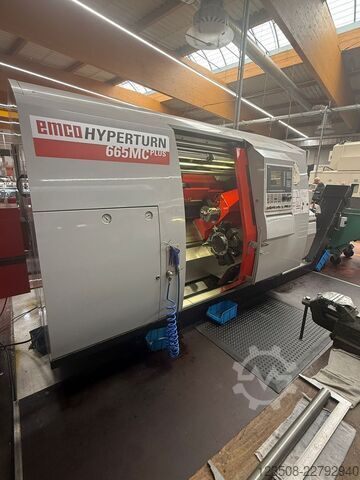 Drejebænk (centerdrejebænk) EMCO HYPERTURN 665 MC PLUS