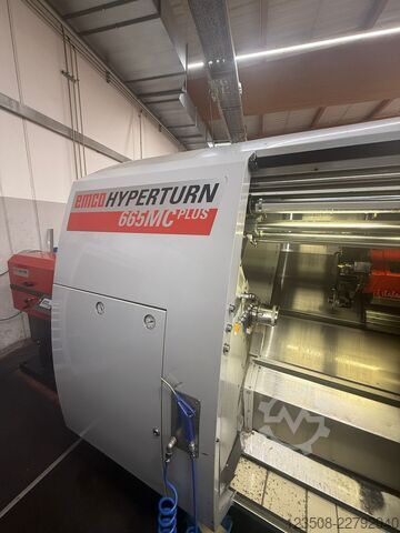 Drejebænk (centerdrejebænk) EMCO HYPERTURN 665 MC PLUS