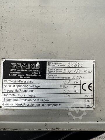 Cooking vessel SPAKO DW 150 RW