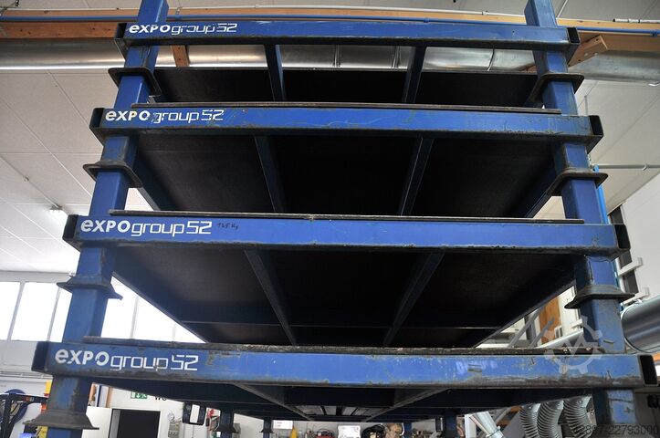 Stapelbare pallet met zijborden Unbekannt Rungenpalette 320 x 120
