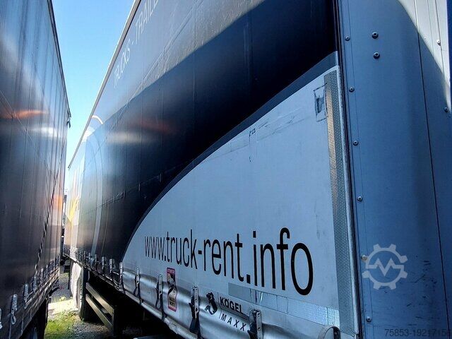 Semirreboque Kögel Schiebeplanenauflieger- Zertifikat XL+Getränke