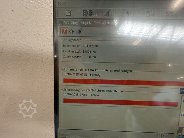 Die-zinken zinkvonkmachine GF AgieCharmilles FORM 3000