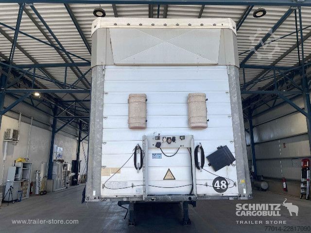 Open semitrailer with tarp Schmitz Cargobull Curtainsider Mega