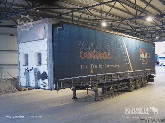 Open semitrailer with tarp Schmitz Cargobull Curtainsider Mega