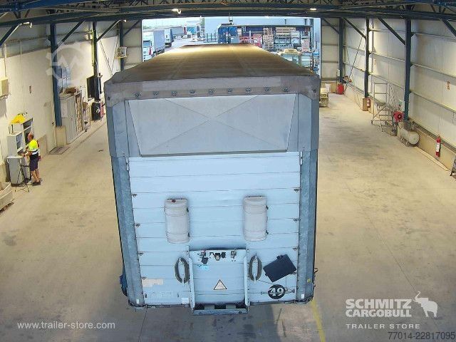 Open semitrailer with tarp Schmitz Cargobull Curtainsider Mega