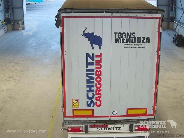 Open semitrailer with tarp Schmitz Cargobull Curtainsider Mega