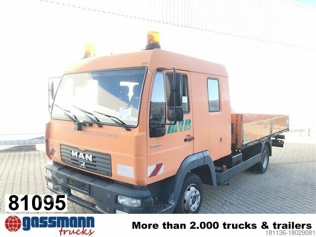 Pick-up bestelwagen MAN LE 8.185 LC Doka 4x2 BB, 2x AHK