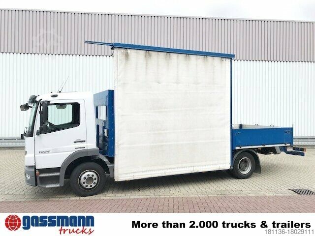 Camión de plataforma Mercedes-Benz Atego 1224 L 4x2 Glastransporter, gegen Aufpreis