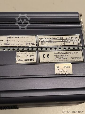 Rejestrator danych IMC BUSDAQ-VW-ET