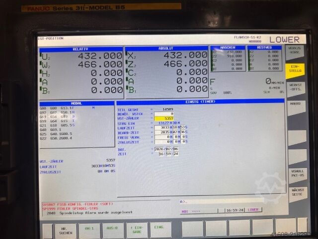 CNC dreje- og fræsecenter DOOSAN PUMA MX 2600 ST