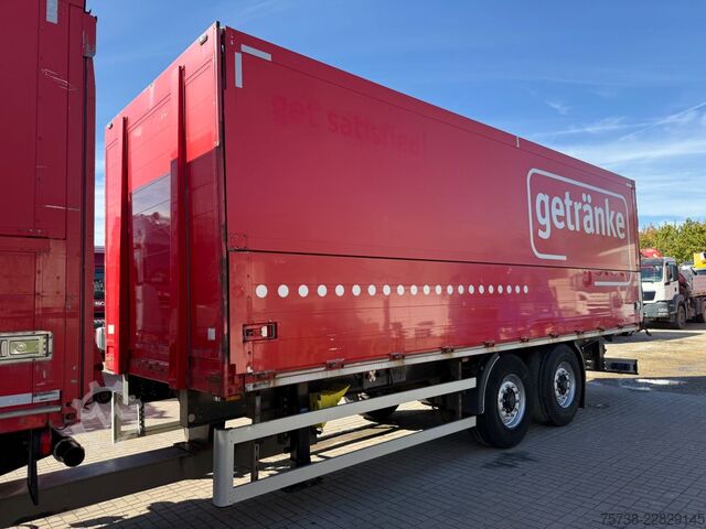 Rimorchio bevande ORTEN Getränkeanhänger Tandem/Schwenkwand/Staplerhalte