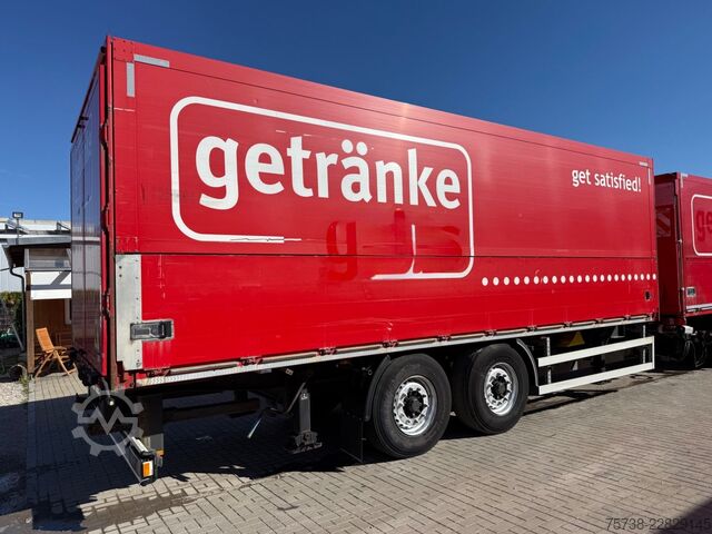 Rimorchio bevande ORTEN Getränkeanhänger Tandem/Schwenkwand/Staplerhalte