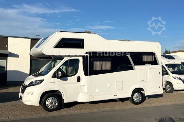 Alkoven Wohnmobil HOBBY Siesta A 60 GF - Festbett - Klima -