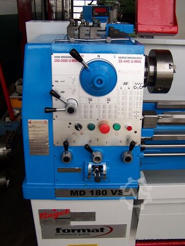 Lead/traction spindle lathe Format MD 180 VS