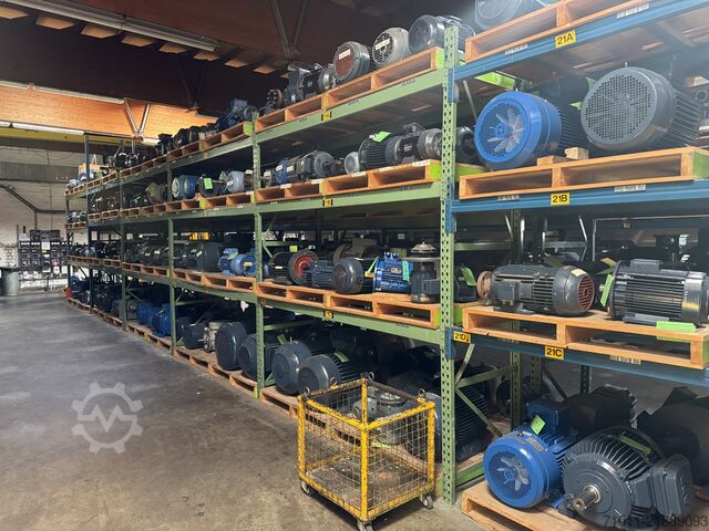 Large stock of motors Various AC & DC
