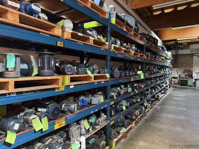 Large stock of motors Various AC & DC
